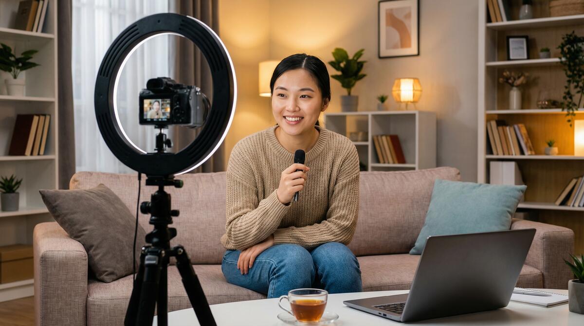 办公桌上视频-Vlog生活视频创作分享