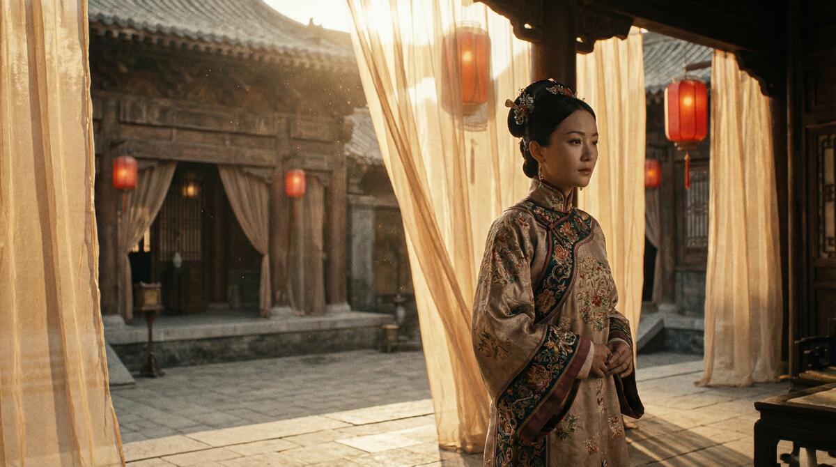 办公桌上古装影视视频